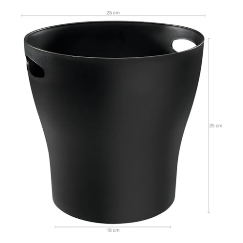 Balde Cooler Champagne Preto Sem alça 7L Coza