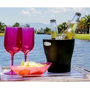 Balde Cooler Champagne Preto Sem alça 7L Coza