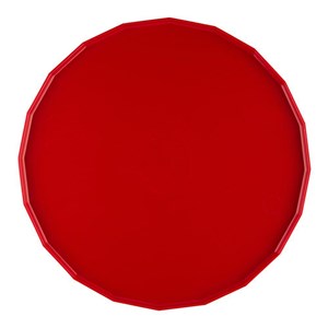 Bandeja Elegance Redonda 30cm vermelha
