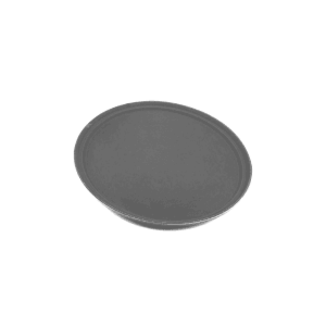 BANDEJA OVAL AA 68X55CM PRETA LUME INOX