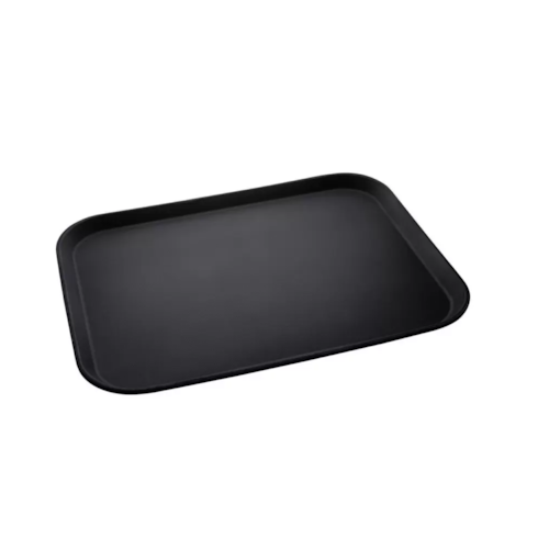Bandeja Retangular Preta Antiderrapante 51,5x38,7cm GP INOX