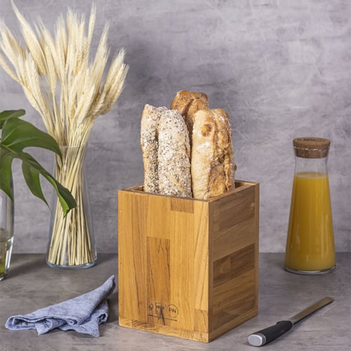 Caixa Baguette Teca 24x18x18cm Pbw 