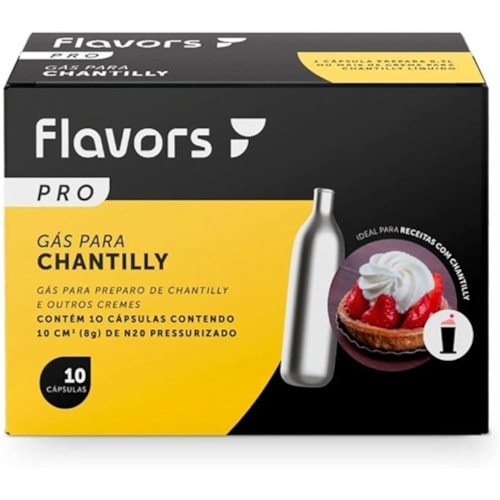 CAPSULA DE GAS N20 CAIXA COM 10 FLAVORS
