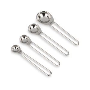 Conj Medidor Colher Com 4 Pçs Inox Brinox