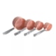 CONJUNTO DE XÍCARAS MEDIDORAS 4PÇ ROSA HERCULES - UC120