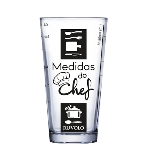 Copo Medidor Medidas do Chef 415ml Ruvolo