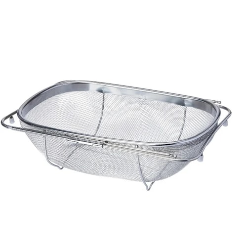 ESCORREDOR MULTIUSO INOX COM ALÇA 40CM MIMO