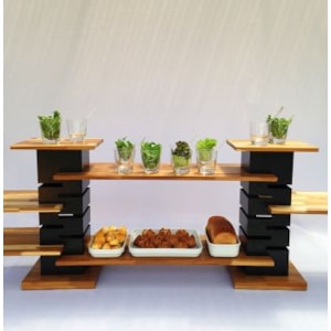 Expositor Torre Com 7 Placas Teca Pbw