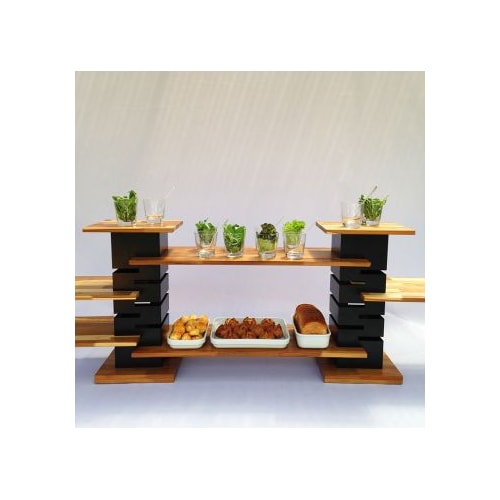 Expositor Torre Com 7 Placas Teca Pbw