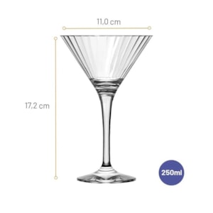 FIORE TAÇA MARTINI 250ML 7474 NADIR