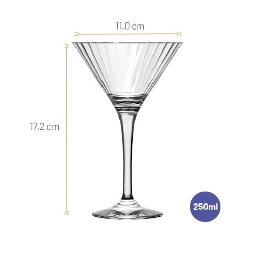 FIORE TAÇA MARTINI 250ML 7474 NADIR