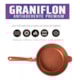 FRIGIDEIRA 24CM ANTIADERENTE COBRE iNDUÇÃO GRANIFLON MODA DO CHEF
