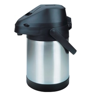GARRAFA TÉRMICA INOX 2,5 L COM ALAVANCA