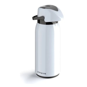 GARRAFA TERMICA VERONA BRANCA 1,8L PRESSÃO UNITERMI