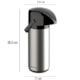 GARRAFA TERMICA VERONA INOX PRESSÃO 1L INCONTERMI
