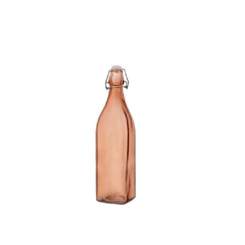 GARRAFA VIDRO LARANJA QUADRADA 1L HAUSKRAFT