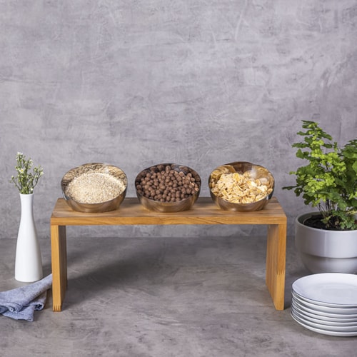 Kit Teca Expositor Triplo 48x17x20cm Pbw