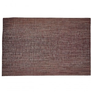 LUGAR AMERICANO MARROM RISCADO  PVC 45X30CM MIMO