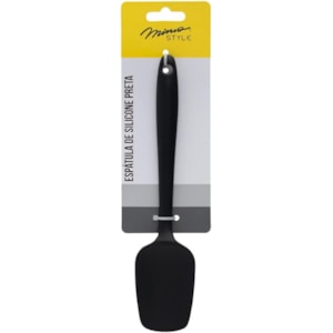 MEIA ESPATULA SILICONE PRETA MIMO