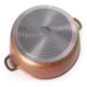PANELA CAÇAROLA 20CM ANTIADERENTE 2,2L COBRE INDUÇÃO GRANIFLON MODA DO CHEF