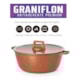 PANELA CAÇAROLA 20CM ANTIADERENTE 2,2L COBRE INDUÇÃO GRANIFLON MODA DO CHEF