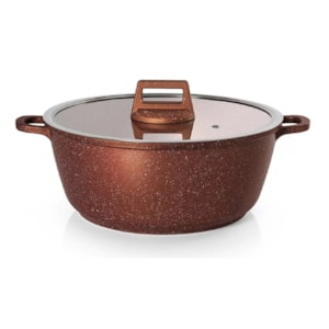 PANELA CAÇAROLA 32CM ANTIADERENTE 8,5L COBRE GRANIFLON MODA DO CHEF