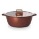 PANELA CAÇAROLA 32CM ANTIADERENTE 8,5L COBRE GRANIFLON MODA DO CHEF