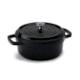 Panela Caçarola antiaderente Ceramico 4,3L Preta  25,4x11cm Indução Hercules