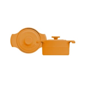 PANELA COCOTTE PORCELANA AMARELA 10CM GERMER