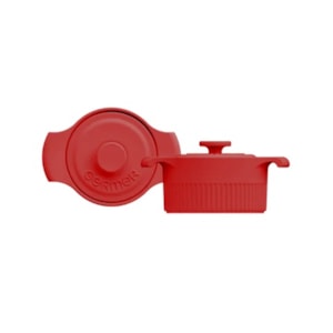 PANELA COCOTTE PORCELANA VERMELHA 10CM GERMER