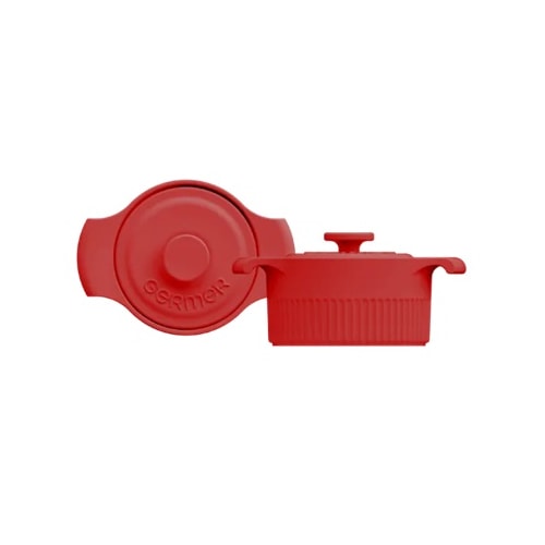 PANELA COCOTTE PORCELANA VERMELHA 10CM GERMER