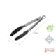 PEGADOR INOX COM PONTA SILICONE PRETA 23CM WECK