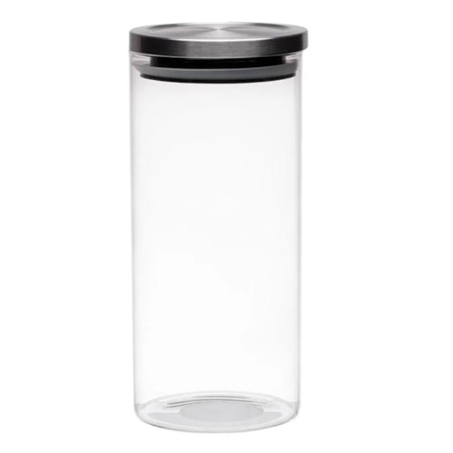 POTE HERMETICO 1,3L BOROSSILICATO TAMPA DE INOX MIMO