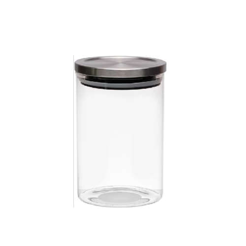 POTE HERMETICO 750ML BOROSSILICATO TAMPA DE INOX MIMO
