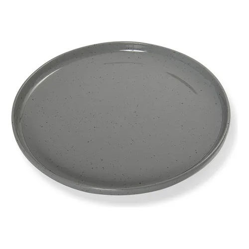 PRATO 26,7CM AREIA CINZA MELAMINA