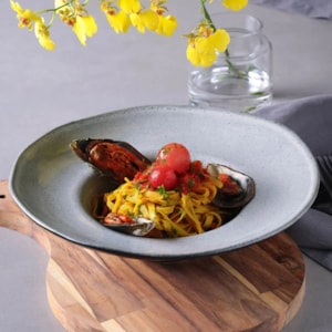 PRATO MASSA RISOTO DUST 28X6,5CM ORGANICO PORTO BRASIL