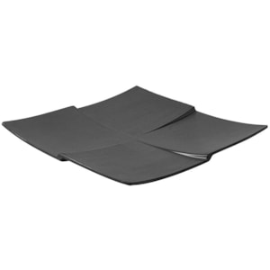 PRATO QUADRADO 28CM BLACK MELAMINA