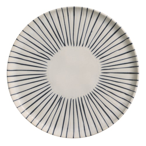 PRATO RASO 27,5CM  BIO STONEWARE ELEMENTO PORTO BRASIL