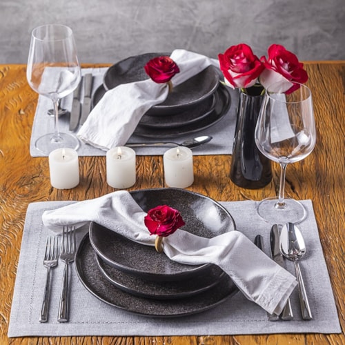 PRATO RASO 27,5CM BLACK SAND  PORTO BRASIL