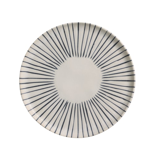 PRATO SOBREMESA 21,5CM BIO STONEWARE ELEMENTO PORTO BRASIL