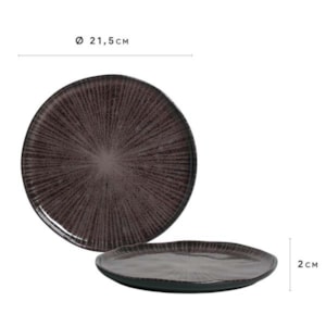 PRATO SOBREMESA 21,5CM CERNE PORTO BRASIL