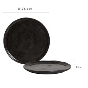 PRATO SOBREMESA 21,5CM ESPIRAL PORTO BRASIL