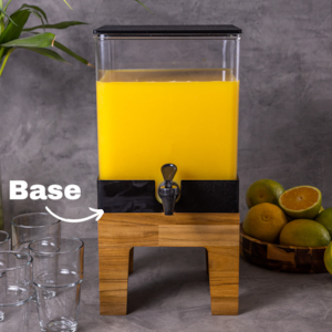 REPOSIÇÃO Base Teca para Suqueira Quadrada base Teca 10 Litros PBW