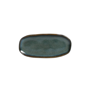 Travessa Oval Rasa Mini Orgânico Oceano 16,5x8cm