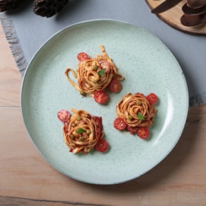 TRAVESSA REDONDA 36CM PISTACHE ORGANICO STONEWARE PORTO BRASIL