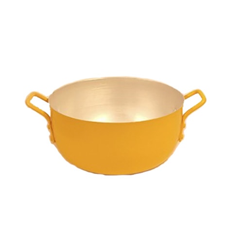 Vintage Panela Com Alças 24cm Amarela - Pinheirense