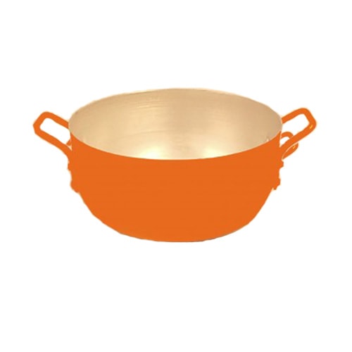 Vintage Panela Com Alças 24cm Laranja - Pinheirense