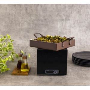 Vintage Travessa 30x30x6cm aço corten